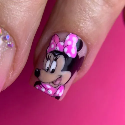 Nail Art Cartoon por Unha